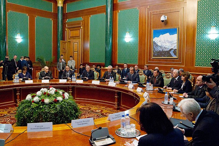 Визит делегации Совета Федерации во главе с Председателем СФ в Таджикистан 3