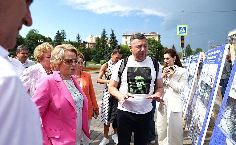 В ходе рабочей поездки Валентина Матвиенко посетила Конгресс-центр «Россия»