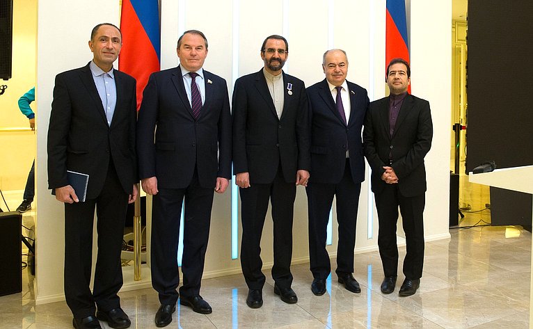 Встреча И. Умаханова с Чрезвычайным и Полномочным Послом Исламской Республики Иран в Российской Федерации Мехди Сана
