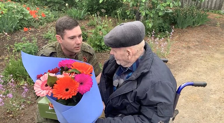 Игорь Кастюкевич поздравил с Днем Победы ветеранов, проживающих в Херсонской области