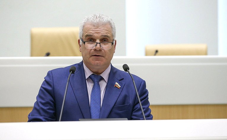 Сергей Мартынов выступил на 507-м пленарном заседании Совета Федерации