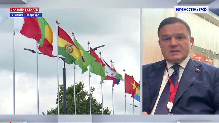 Сергей Перминов на площадке ПМЭФ-2025 ответил на вопросы телеканала «Вместе-РФ» о регулировании ИИ – возможностях, вызовах и «технологических мостах»
