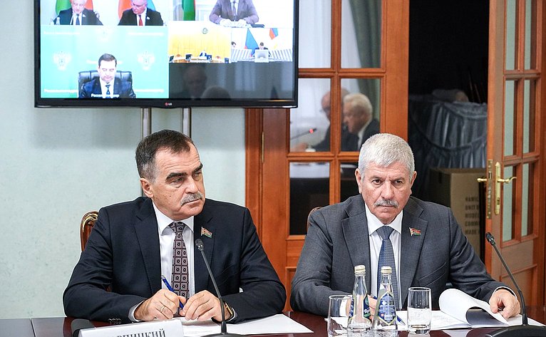 Совместное заседание Комитета СФ по международным делам и Постоянной комиссии Совета Республики Национального собрания Республики Беларусь по международным делам и национальной безопасности