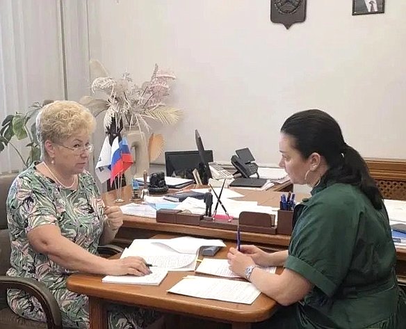 Ольга Бас посетила Лутугинский муниципальный округ ЛНР