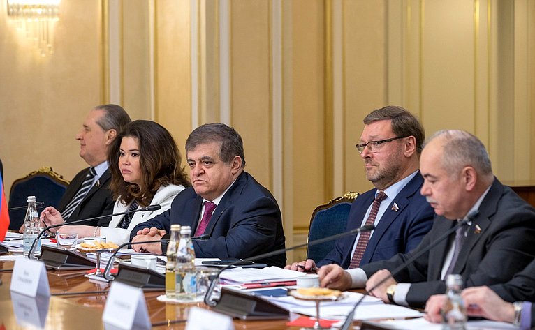 Заседание групп по сотрудничеству Совета Федерации и Сената Французской Республики