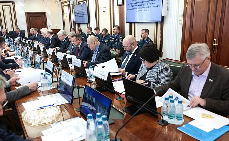 Расширенное заседание Комитета СФ по обороне и безопасности «О подготовке к «правительственному часу» с МЧС России «О мерах по предотвращению и ликвидации паводков и природных пожаров в 2026 году»