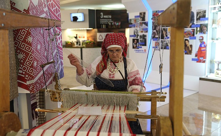 Открытие выставки Челябинской области в Совете Федерации