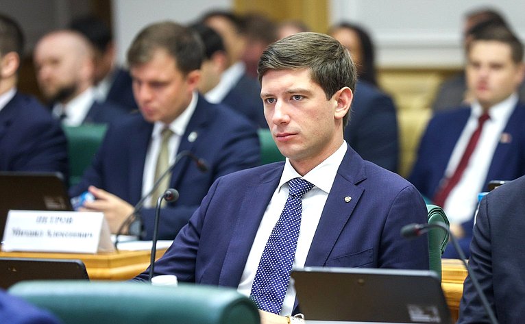 Заседание Палаты молодых законодателей при Совете Федерации