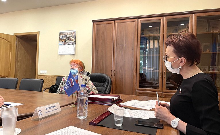 Татьяна Кусайко в ходе рабочей поездки в регион провела личный прием граждан