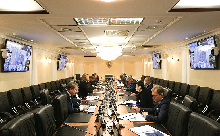 Заседание Научно-экспертного совета при Председателе СФ