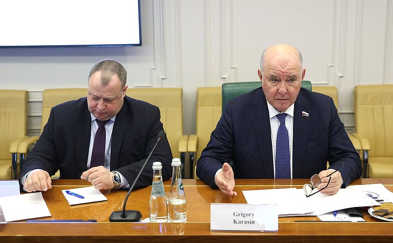 Встреча председателя Комитета Совета Федерации по международным делам Григория Карасина с Чрезвычайным и Полномочным Послом Йеменской Республики в Российской Федерации