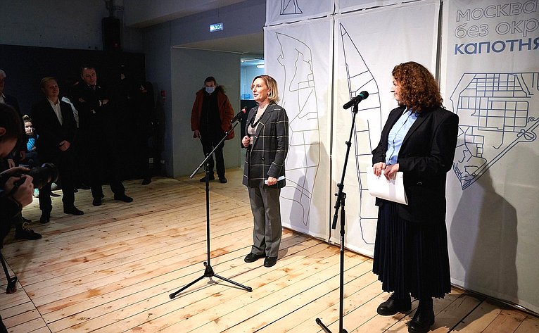 Инна Святенко приняла участие в открытии выставки в Музее Москвы