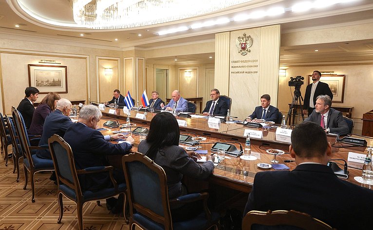 Константин Косачев провел встречу с Заместителем Премьер-министра Республики Куба