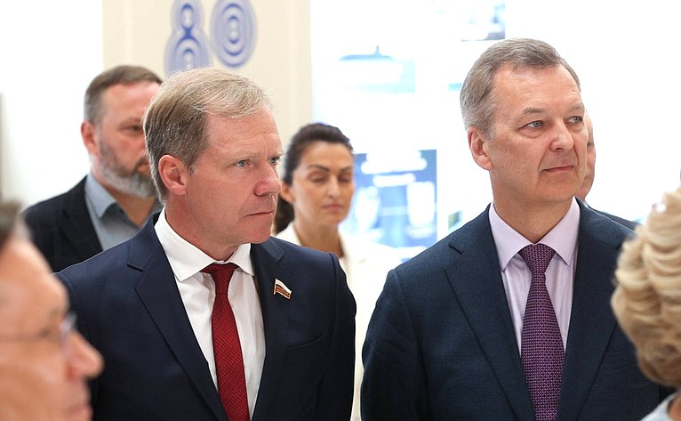 Открытие в Совете Федерации выставки «Гордость. Вдохновение. Мечта», посвященной 80-летию атомной промышленности