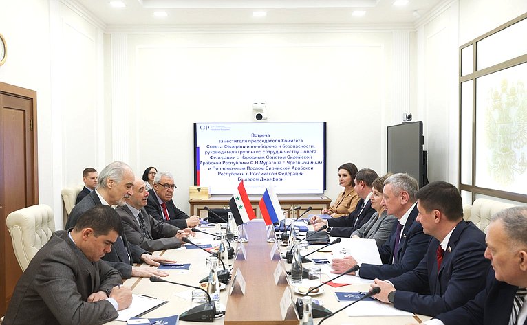 Сергей Муратов провел встречу с Чрезвычайным и Полномочным Послом Сирийской Арабской Республики в РФ