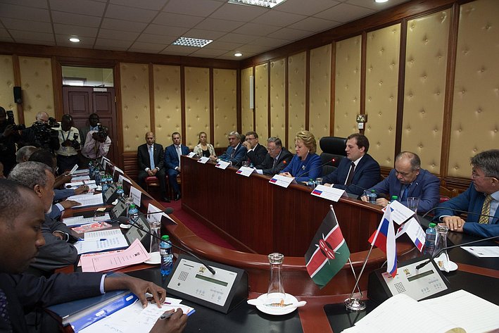 Визит делегации СФ в кению