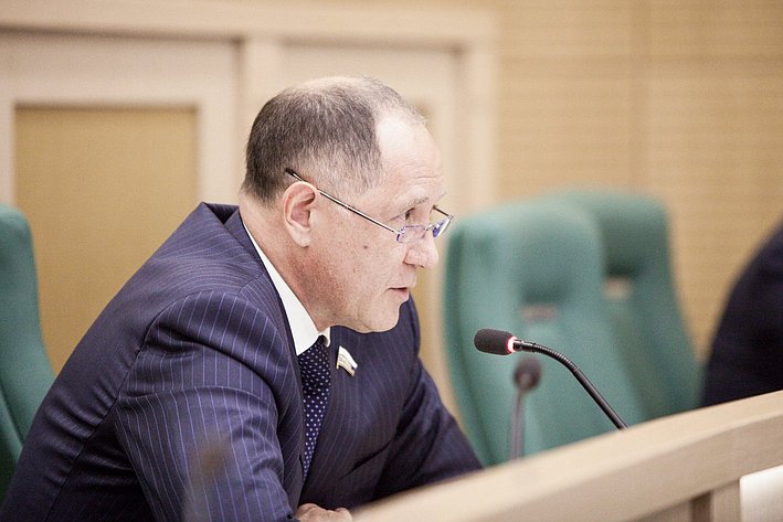 Игорь Чернышенко на 358 заседании Совета Федерации