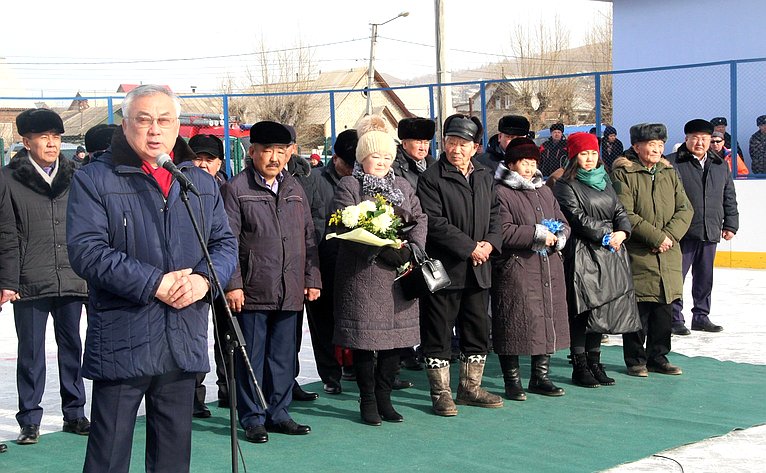 Баир Жамсуев принял участие в открытии соревнований, приуроченных ко Дню защитника Отечества