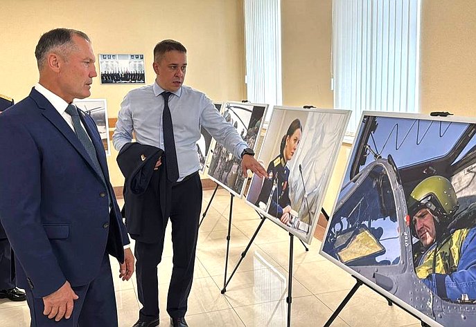 В Рязанском воздушно-десантном училище состоялось открытие фотовыставки «Герои Гостомеля»