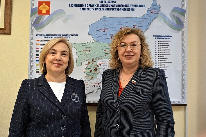 Ольга Епифанова провела встречу с заместителем председателя правительства региона Ларисой Карачёвой