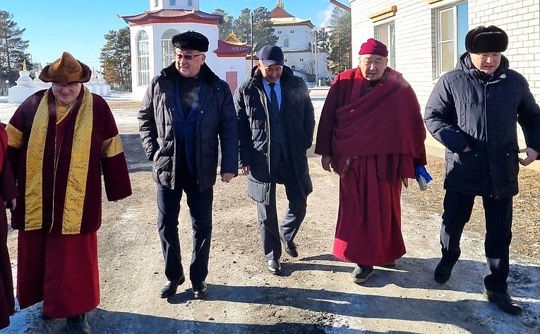 Баир Жамсуев встретился с представителями духовенства Агинского округа Забайкалья