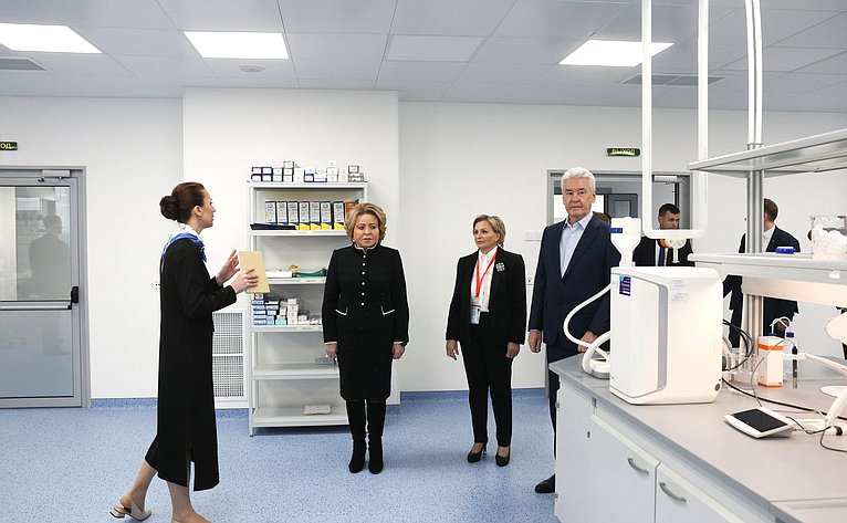 Председатель Совета Федерации Валентина Матвиенко приняла участие в торжественном открытии фармацевтического научно-производственного комплекса «Велфарм-М»