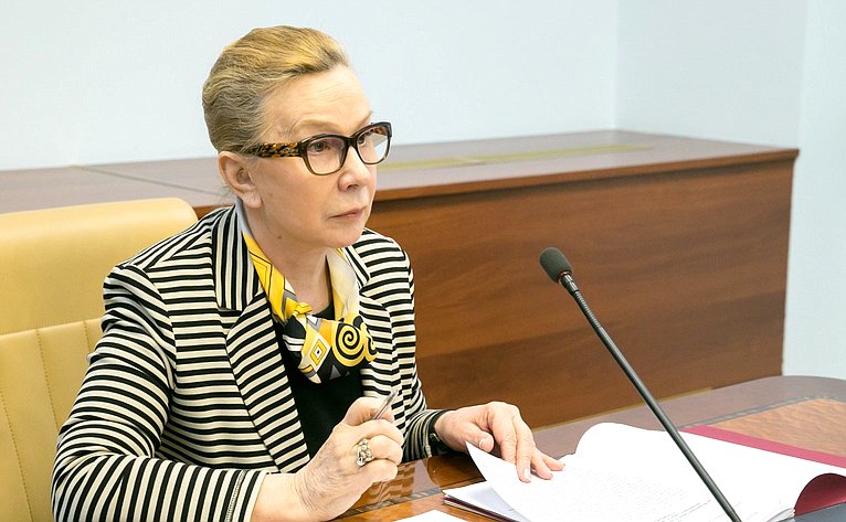 Л. Косткина на заседании Комитета СФ по социальной политике