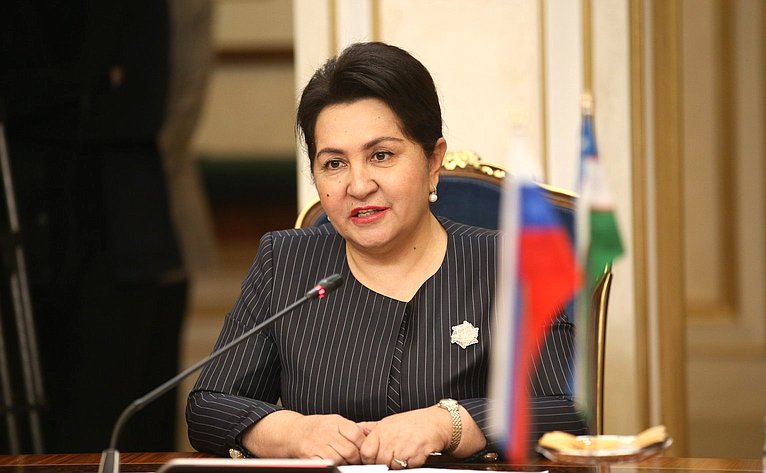 Председатель Сената Олий Мажлиса Республики Узбекистан Танзила Нарбаева