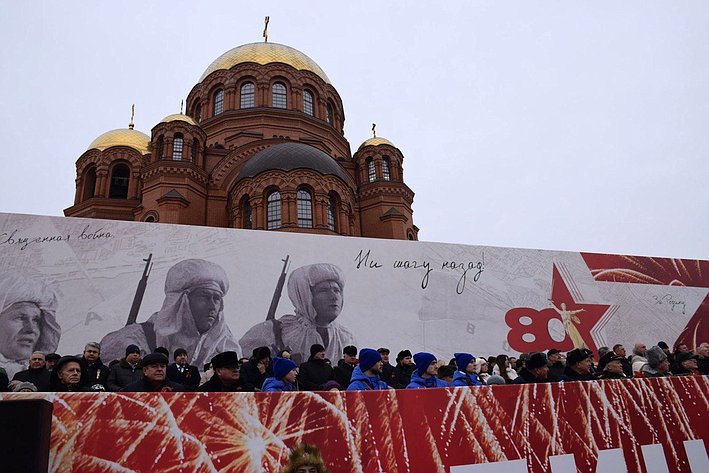 Николай Семисотов принял участие в торжественных мероприятиях, посвященных 80-летию победы Красной армии в Сталинградской битве