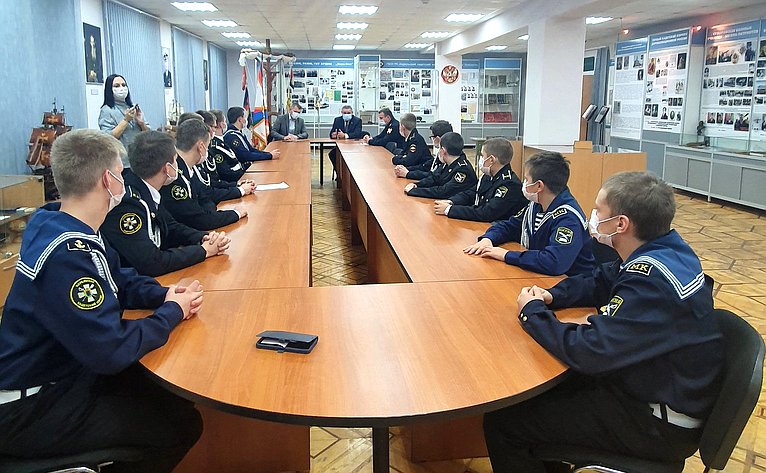 Александр Ракитин встретился с учащимися Карельского Кадетского корпуса