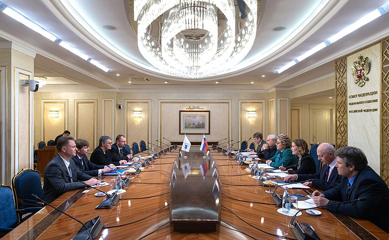 Встреча В. Матвиенко с Председателем Парламентской ассамблеи Совета Европы Лилиан Мори Паскье