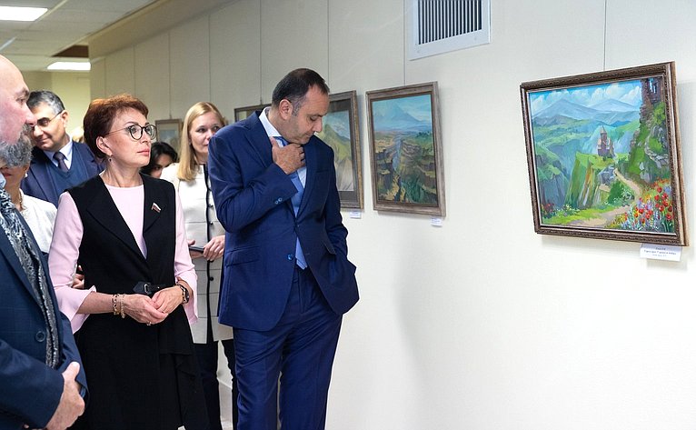 Открытие выставки «Краски Армении» в рамках деятельности Межпарламентской комиссии по сотрудничеству Федерального Собрания РФ и Национального собрания Армении