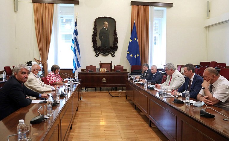 Делегация Комитета СФ по обороне и безопасности посетила Греческую Республику