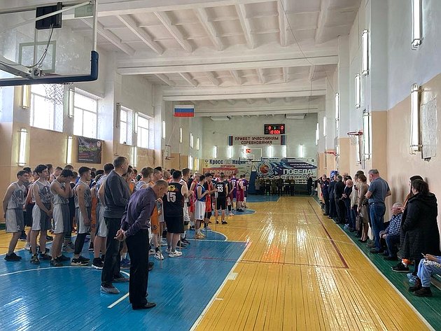 Сергей Михайлов принял участие в открытии традиционного 29-го краевого турнира по баскетболу среди мужских команд памяти Александра Замолоцкого