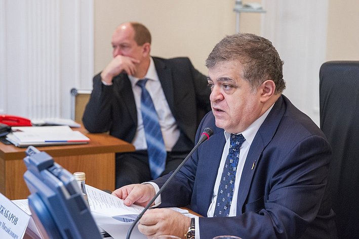 В. Джабаров Заседание Комиссии Совета законодателей по проблемам международного сотрудничества
