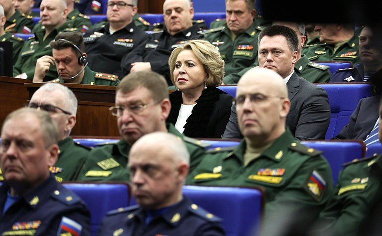 Валентина Матвиенко приняла участие в расширенном заседании Коллегии Министерства обороны России