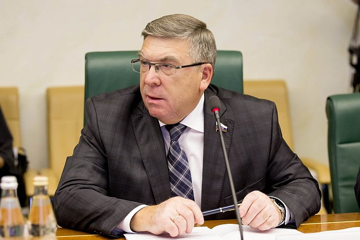 В. Рязанский Совещание Комитета СФ по социальной политике с представителями гостиничного и туристического бизнеса