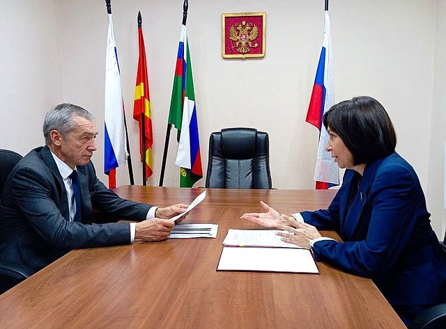 Наталья Котова встретилась с руководителем Межрегионального территориального управления Росимущества в Челябинской и Курганской областях Виталием Корниенко