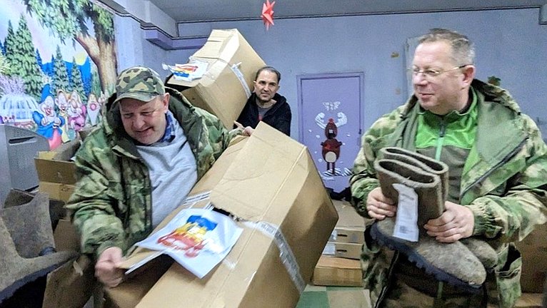 Андрей Хапочкин посетил зону проведения специальной военной операции