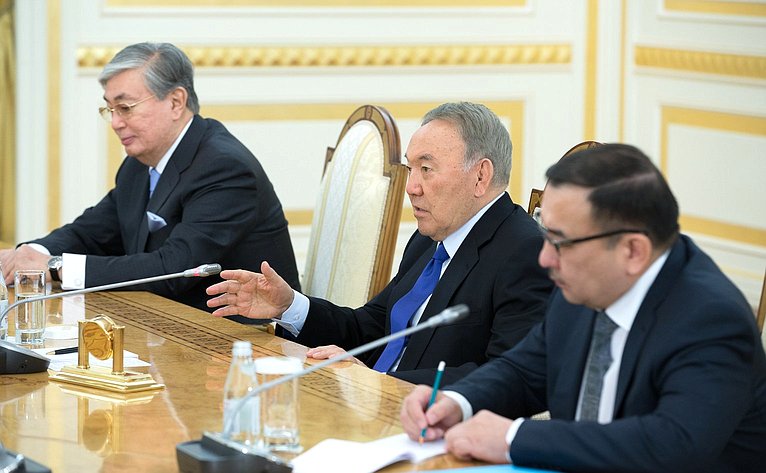 Встреча Председателя СФ с Президентом Республики Казахстан Н. Назарбаевым