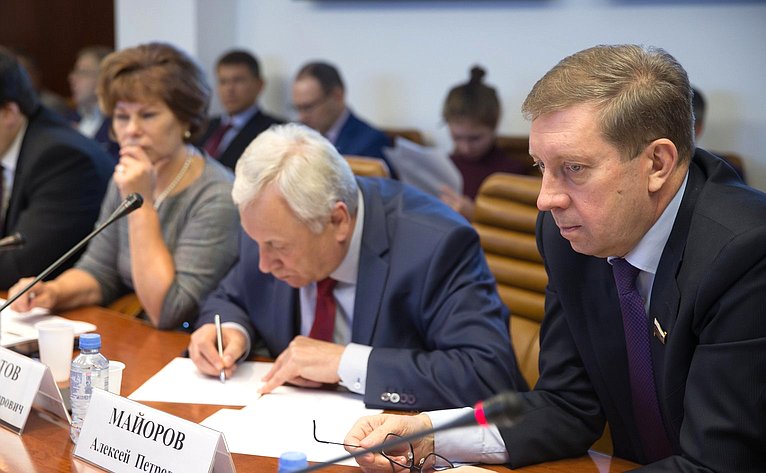 Заседание временной рабочей группы при Комитете СФ по экономической политике по совершенствованию законодательства РФ в сфере защиты прав потребителей