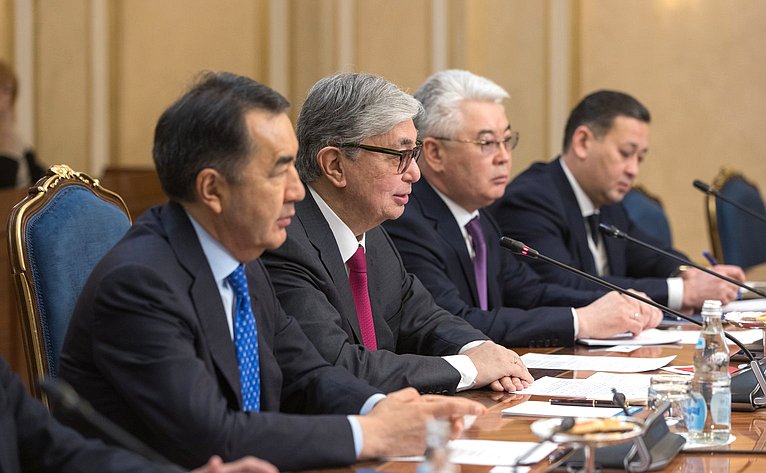 Встреча В. Матвиенко с Президентом Казахстана К.- Ж. Токаевым