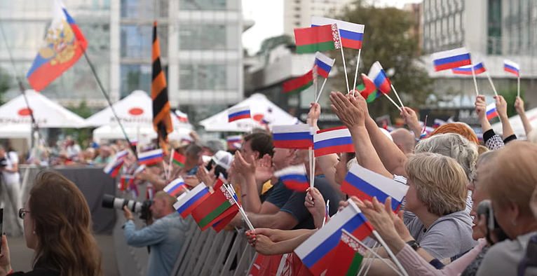 В Минске состоялся большой праздничный концерт, посвященный Дню России