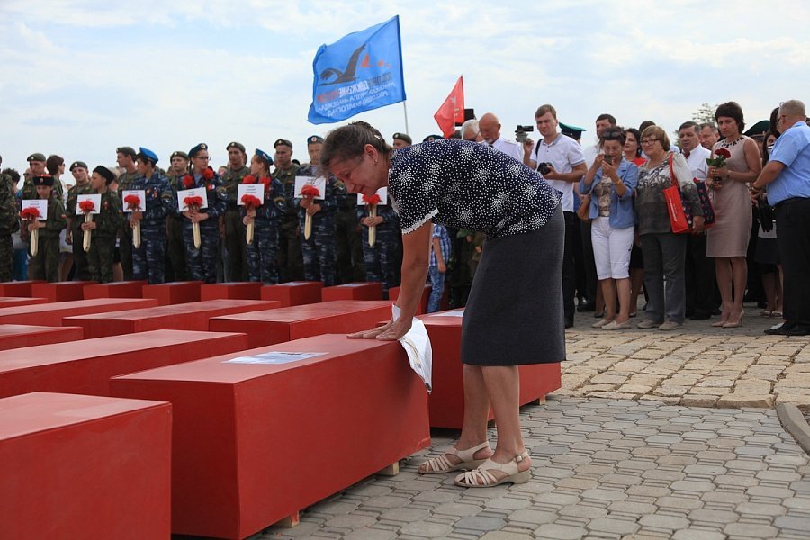 Татьяна Лебедева приняла участие в прошедшей в регионе церемонии перезахоронения защитников Отечества