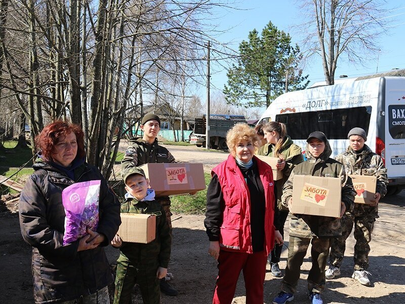 Н. Куликовских организовала Акцию "Забота" в Смоленской области