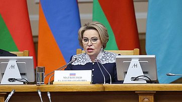 Валентина Матвиенко выступила на шестидесятом пленарном заседании Межпарламентской Ассамблеи государств – участников Содружества Независимых Государств