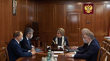 Председатель Совета Федерации Валентина Матвиенко провела встречу c руководством Республики Бурятия