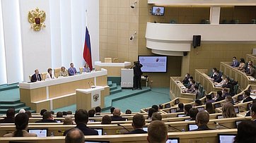 Выступление Валентины Матвиенко на заседании Палаты молодых законодателей при Совете Федерации