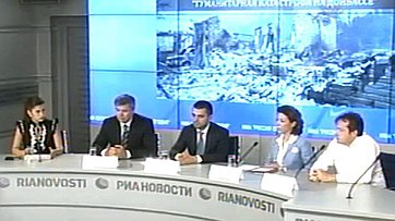 С. Мамедов принял участие в пресс-конференции и презентации фотовыставки «Гуманитарная катастрофа на Донбассе» в международном мультимедийном пресс-центре МИА «Россия сегодня»