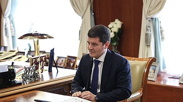 Валентина Матвиенко встретилась с губернатором Ямало-Ненецкого автономного округа Дмитрием Артюховым